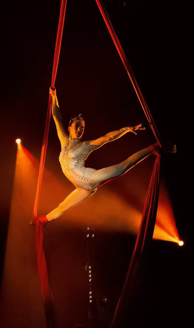 Performer de Seven Events en représentation