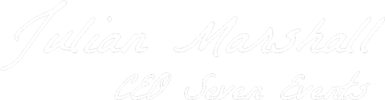 Signature de Julian Marshall, CEO de Seven Events
